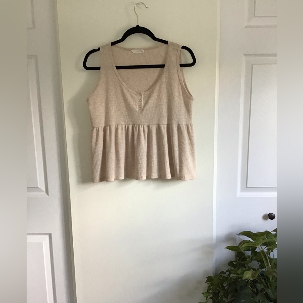 LUSH tank top - button up - XS